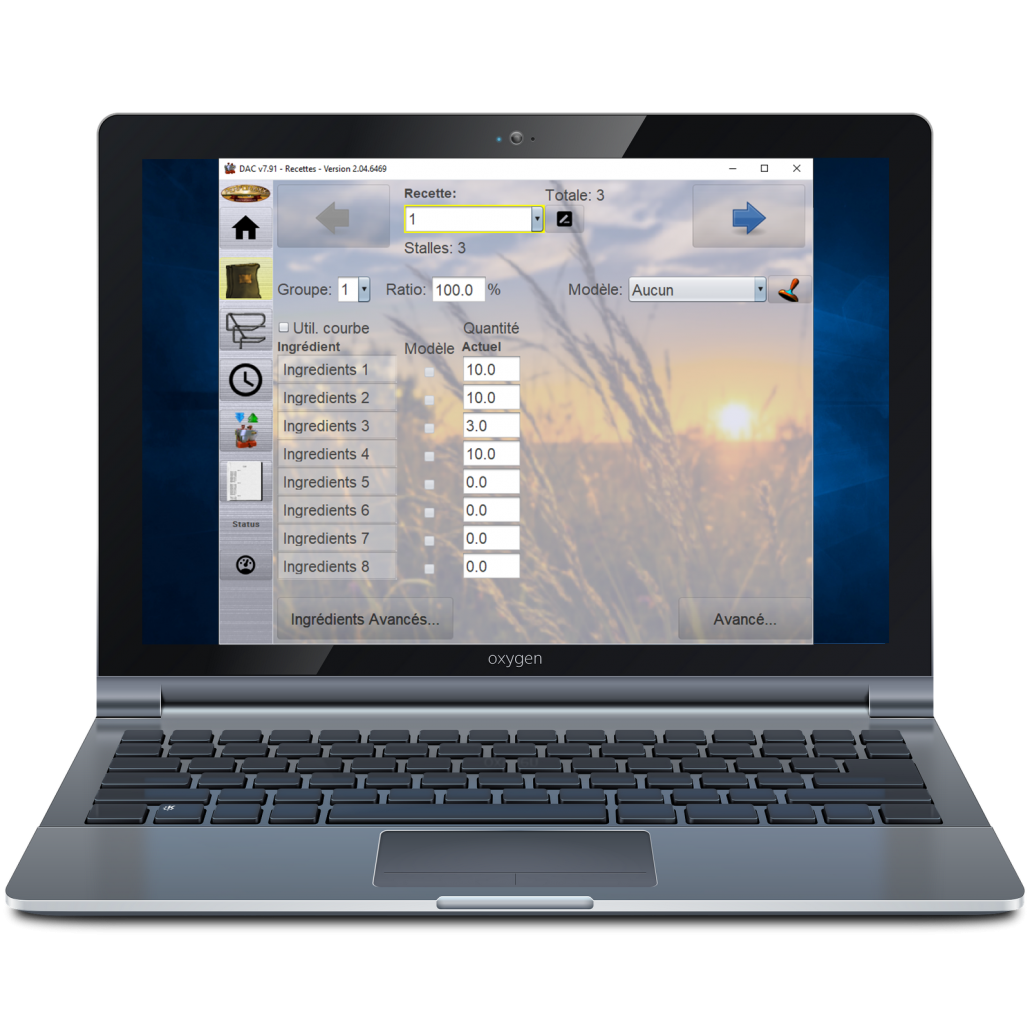Laptop with Performixx Software
